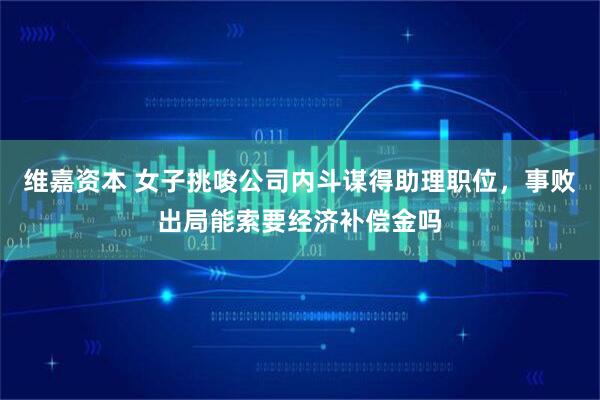 维嘉资本 女子挑唆公司内斗谋得助理职位，事败出局能索要经济补偿金吗