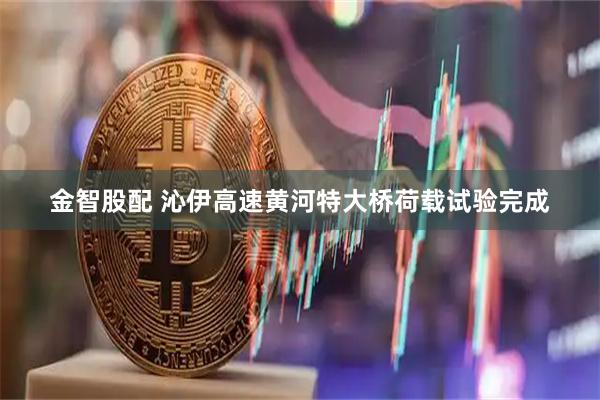 金智股配 沁伊高速黄河特大桥荷载试验完成